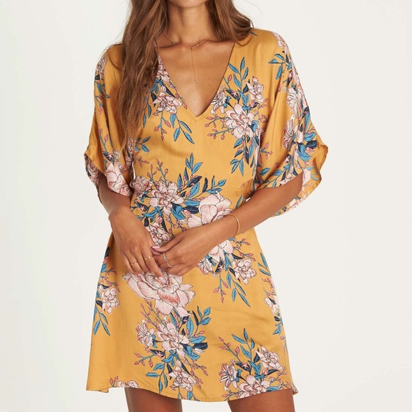 🔶🔸BILLABONG GOLDEN LIGHT DRESS🔸🔶 - Picture 2 of 11